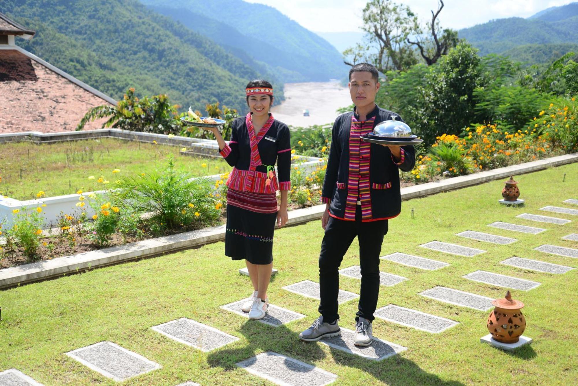 Le Grand Pakbeng Hotel Bagian luar foto